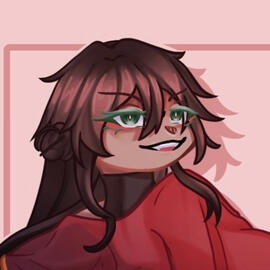 Art of a brown-haired girl (chibi)